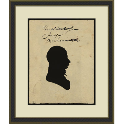 Colonial Male Silhouette 2 Print