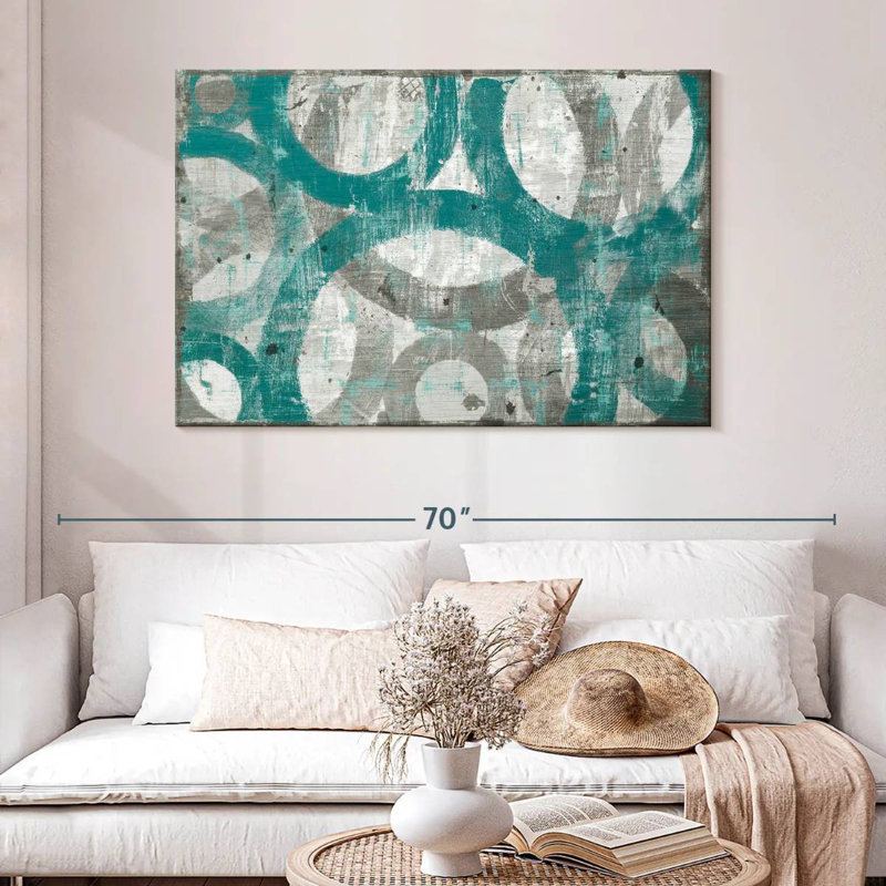 Avery Industrial Teal, 32" H x 48" W