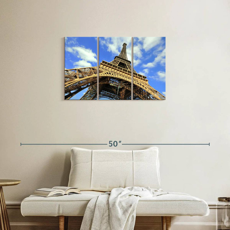 Lilie Towering Eiffel Tower Paris, 20" H x 33" W