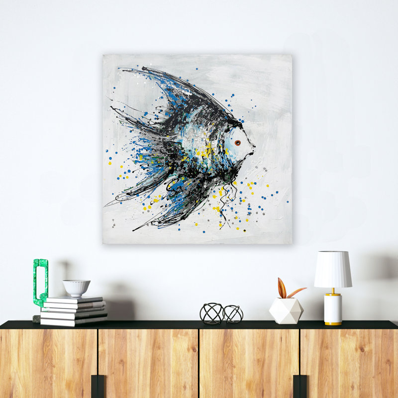 " Fish ", 20" H x 20" W x 1.5" D