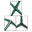 Green Outdoor Waterproof Portable Plant Greenhouse With 2 Clear Zippered Windows, Medium