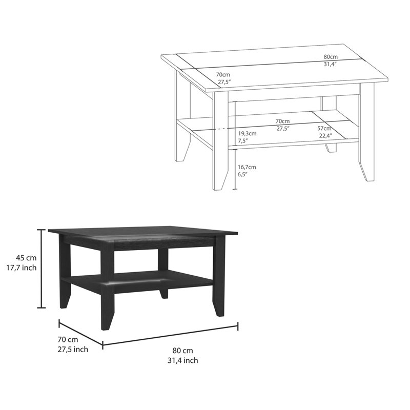 Ensemble de tables basses 2 pièces Bouse