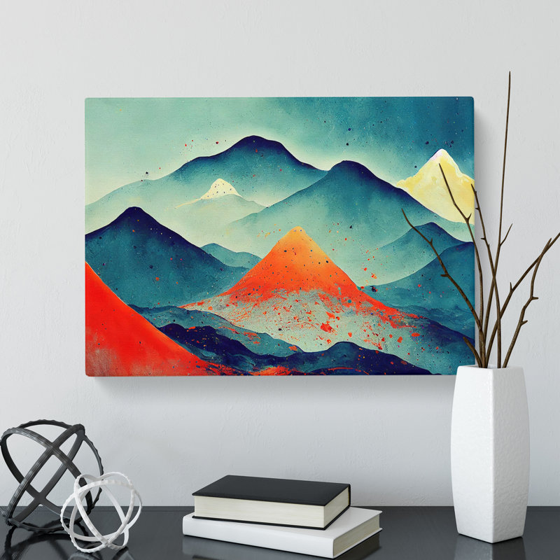 Mountain Splash Vol.1 Abstract - Wrapped Canvas, 35cm H x 50cm W x 3cm D