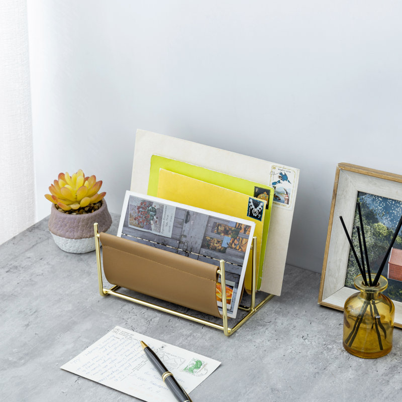 Porte-courrier moderne à 2 fentes
