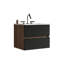 Modern Vanities With Sink, Durable Wood And Ceramic Design, Space-saving For Small Bathrooms
