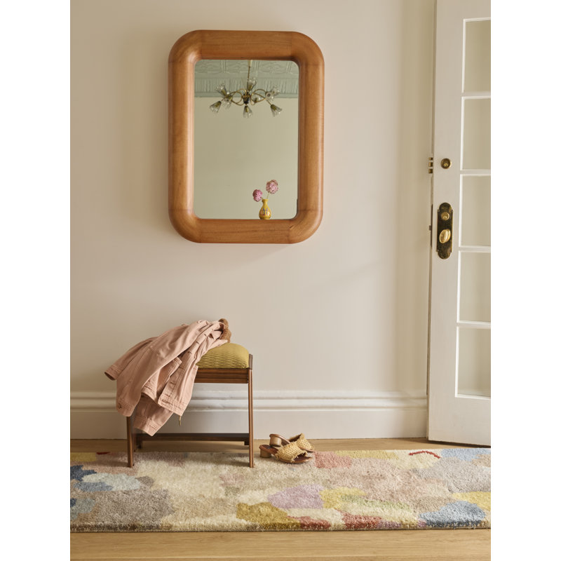 Modern Shag - Landscape Rug Hand Tufted Wool  Rug, Rectangle 5' x 8'