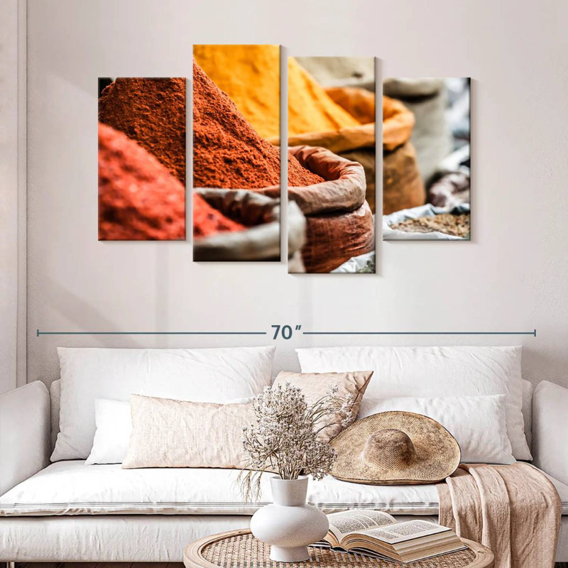 Yarlin Spice Market Mounds, 32" H x 52" W