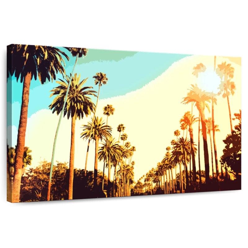 Palmiers Harnek, Californie, H 20 po x l 30 po
