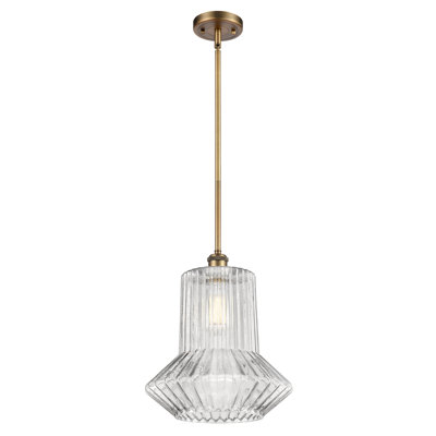 Luminaire suspendu géométrique à 1 lumière Perri