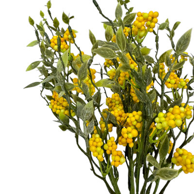 Meadow Berry Spray 13", Set Of 4