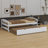 Platform Bed With Trundle-168386796