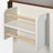55.5" Wide Kitchen Island With Extendable Tabletop-553390067