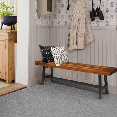 Banc d'extérieur en bois de peuplier