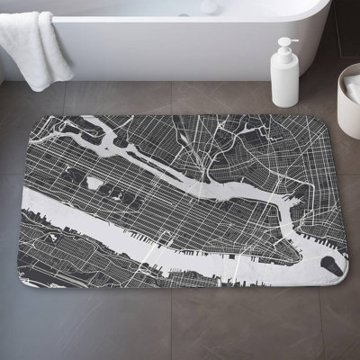 Juliaette Microfiber Non-Slip Bath Mat