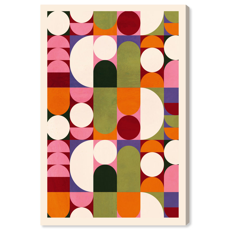 «Bauhaus Sixty - Floater Frame», impression sur toile, Toile tendue, H 15 po x l 10 po