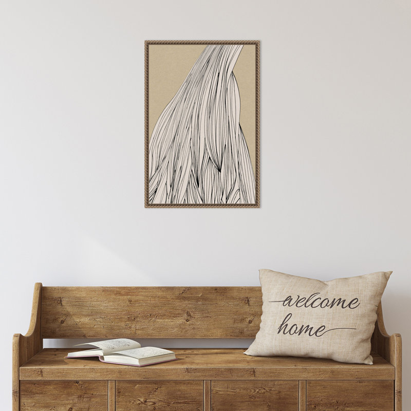 "Burkhild Home Set No 3" par Dan Hobjour, reproduction d'art sur toile encadrée, H 23 po x l 16 po