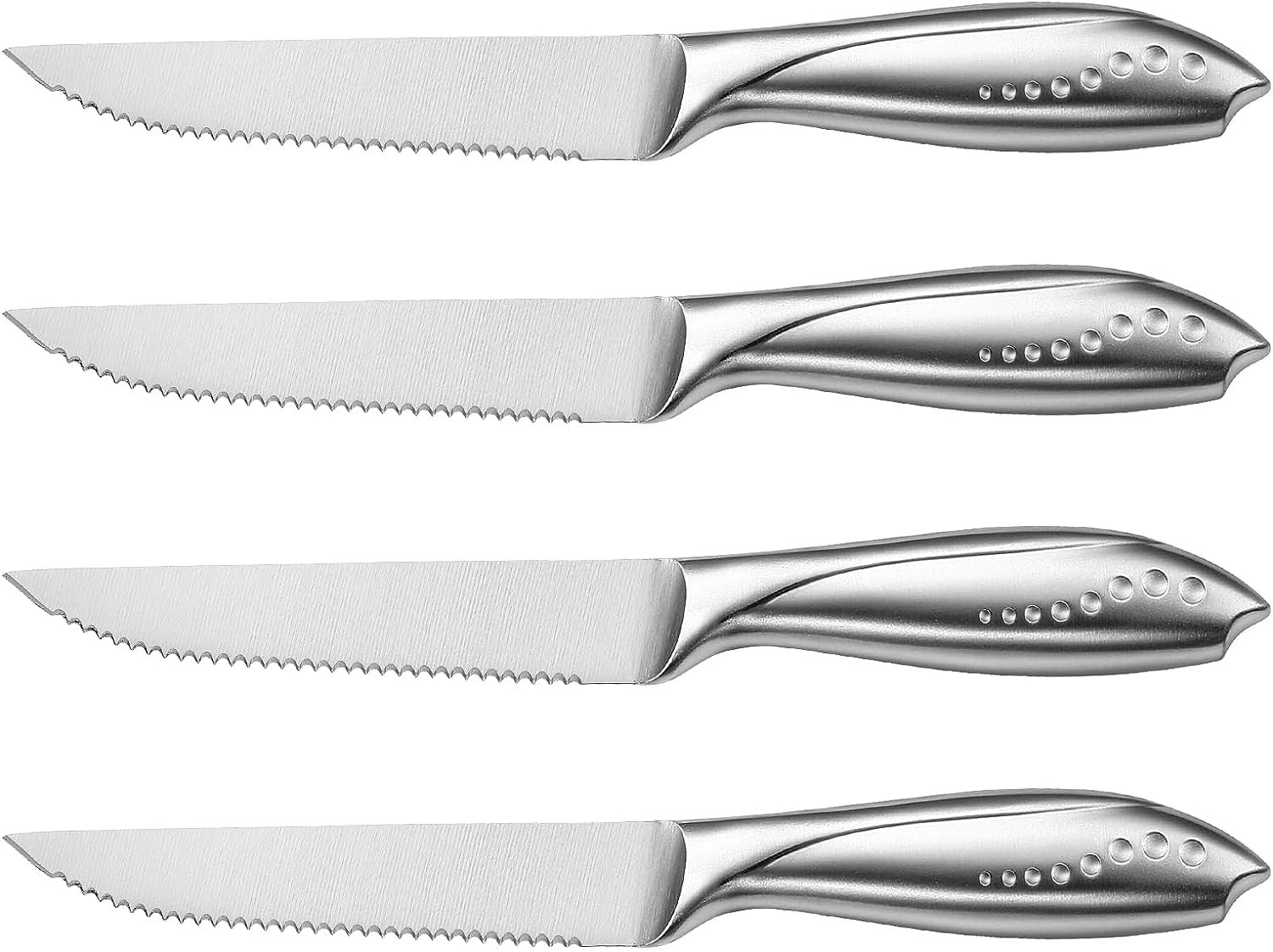 Wuyi 4 Piece High Carbon Stainless Steel Steak Knife Set