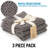 Zulay Kitchen Waffle Weave Dish Towel - 13x28 3 Pack