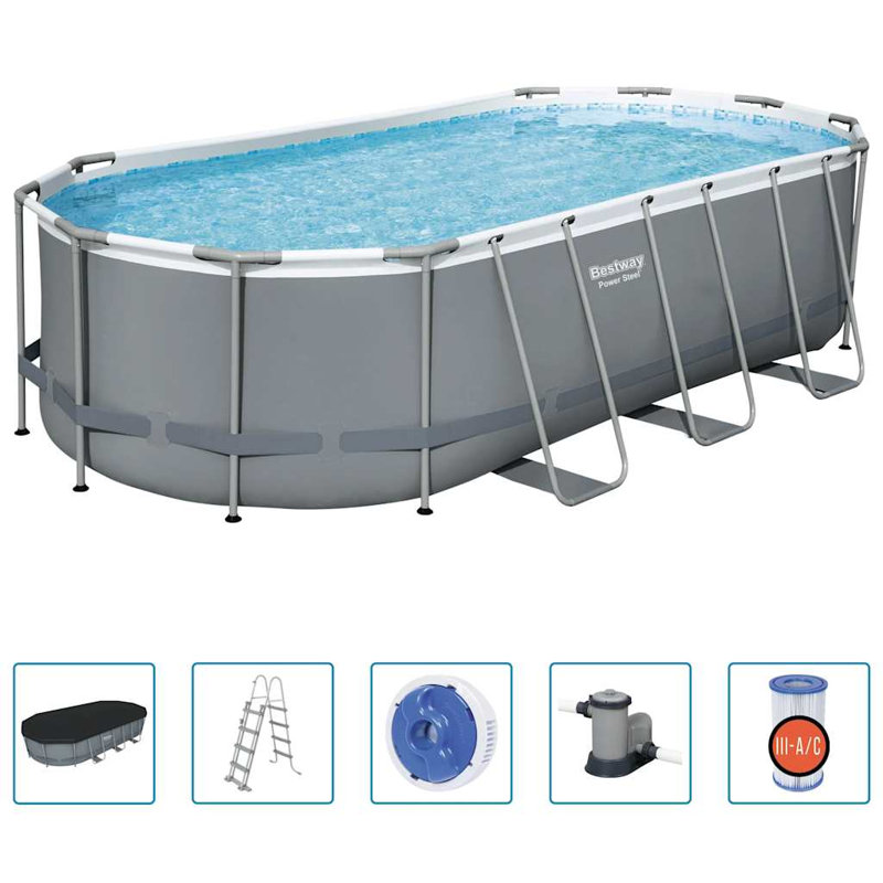 Parois latérales robustes 3 plis Bestway, 216.1" L x 107.9" W x 122" H