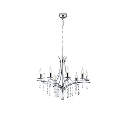 Nader 8 - Light Candle Style Chandelier