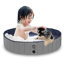 Piscine pliable pour chien - piscine et baignoire portables pour animaux de compagnie, PVC durable, drainage facile et conception sans gonflage-29430131-29430493