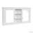 55 inch Wall-Mount 2-in-1 Mirror Cabinet with Adjustable Shelves, Soft-Closing Hinges, High-Definition Mirrors, for Bathroom Vanity, Living Room, Bedroom Storage Organizer-1644651481