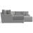 Titan - 3Pc Sectional With Comfort Coil Seating, 9 Included Accent Pillows And 1 Included 45" Cocktail Ottoman-99403308
