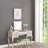 Classic Vanity Set W Stool Silver Color Drawers Open-Up Mirror Bedroom Furniture Unique Legs Cushion Seat Stool Vanity-823933739