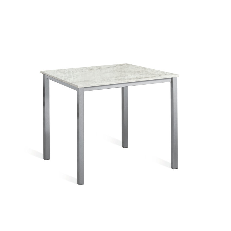 Aditya Metal Base Dining Table, H76 x L115 x W80cm