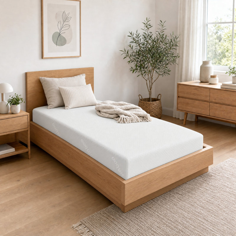 Ortho Sleep Firm 20cm Memory Foam Mattress, European Single (90 x 200 cm)