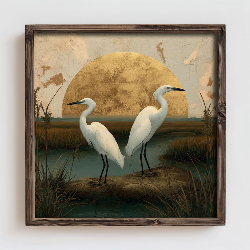 Peinture décorative en panneau de fibres à densité moyenne, 13.39" H x 13.39" W