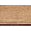 Tapis beige en laine noué à la main de conception unique 4 pi 6 po x 7 pi 10 po New Age