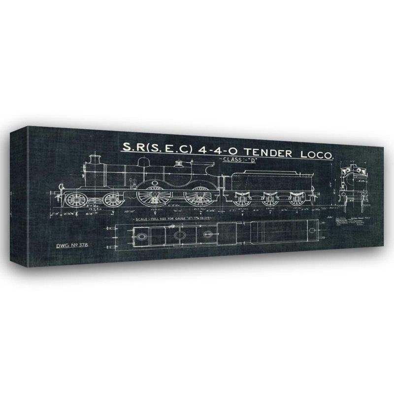 Toile tendue sur toile Williston Forge, H 12 po x l 24 po