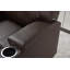 Fauteuil inclinable souple, fauteuil inclinable moderne, fauteuil inclinable, fauteuils inclinables en similicuir avec porte-gobelets, télécommande-1055669527