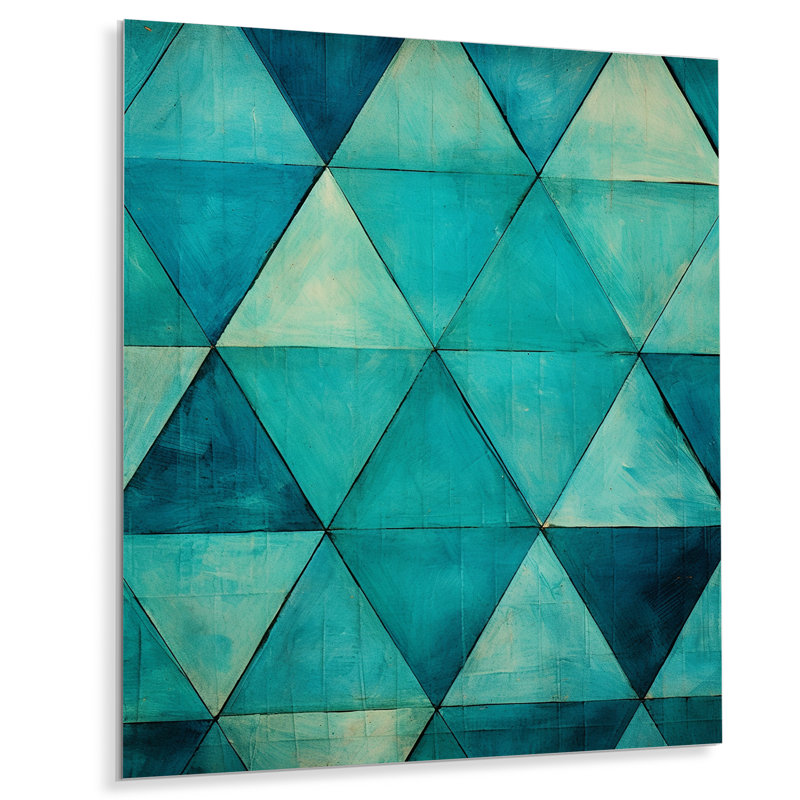 - Art mural en métal formes abstraites, H 40 po x l 30 po x P 1,5 po