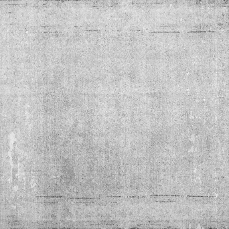 Tapis oriental gris clair / gris foncé en chenille tissé à la machine Shorsey, Carré 3 pi