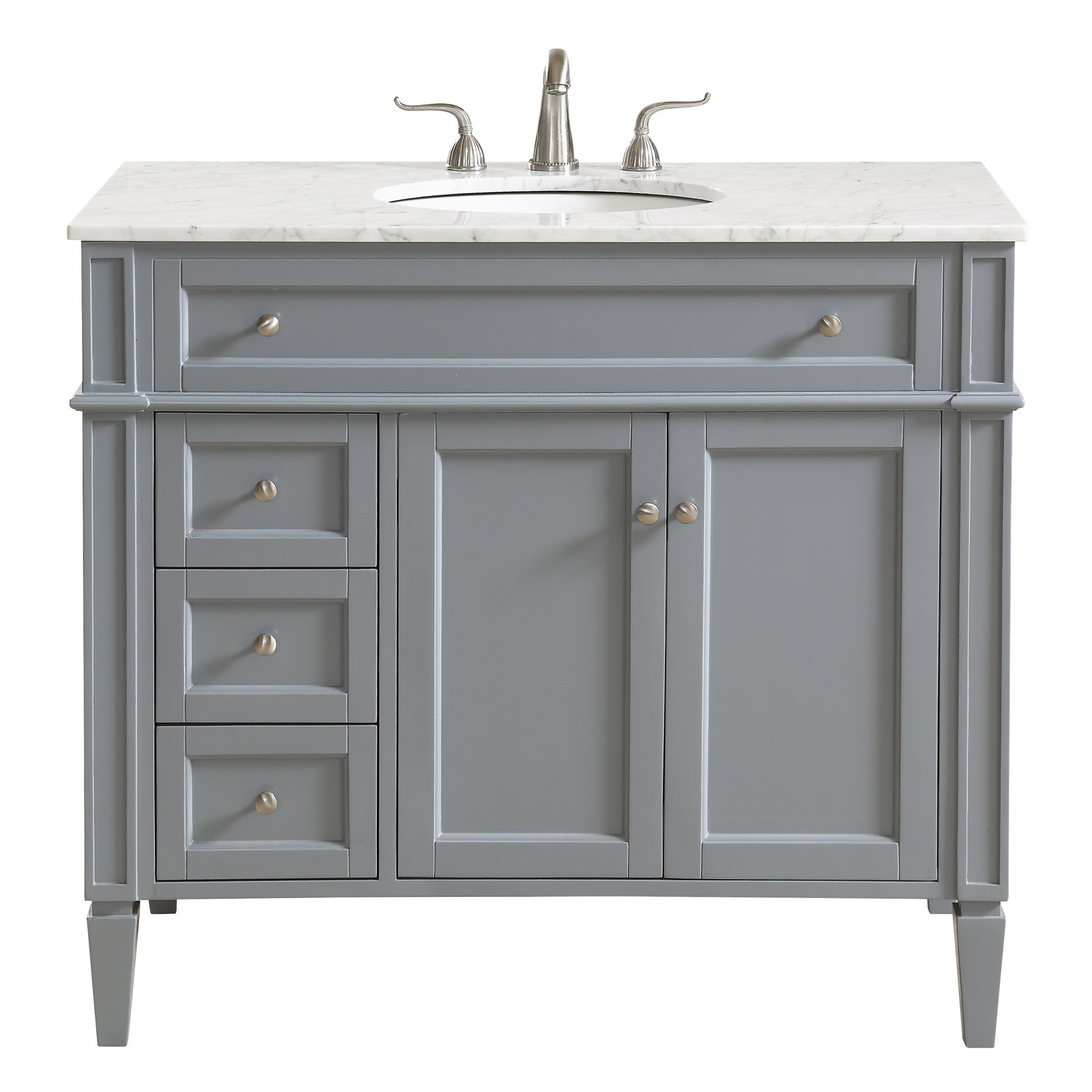 Rivers 40'' Single Bathroom Vanity, Gray