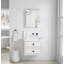 Armoire à pharmacie avec miroir à bords biseautés et porte à ouverture sur le côté avec l 24 po x H 26 po-1704788494-1704788535
