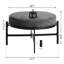 Repose-pieds rond en chenille l 30,7 po avec pieds réglables en métal-892808768
