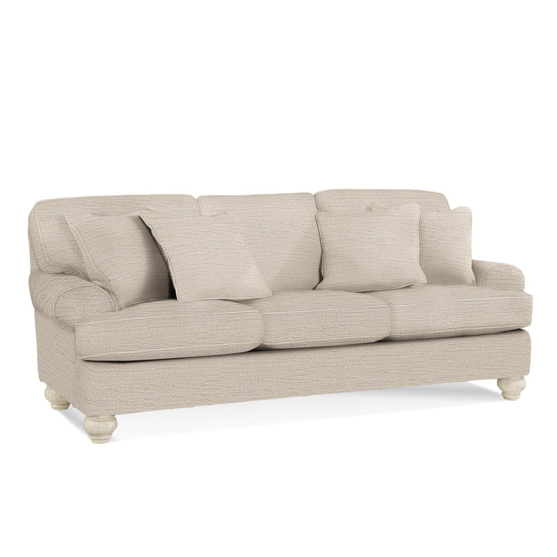 Canapé-lit Artisan Landing, Hatteras, Matelas Air Dream, Rayures bleues / beiges 0209-61