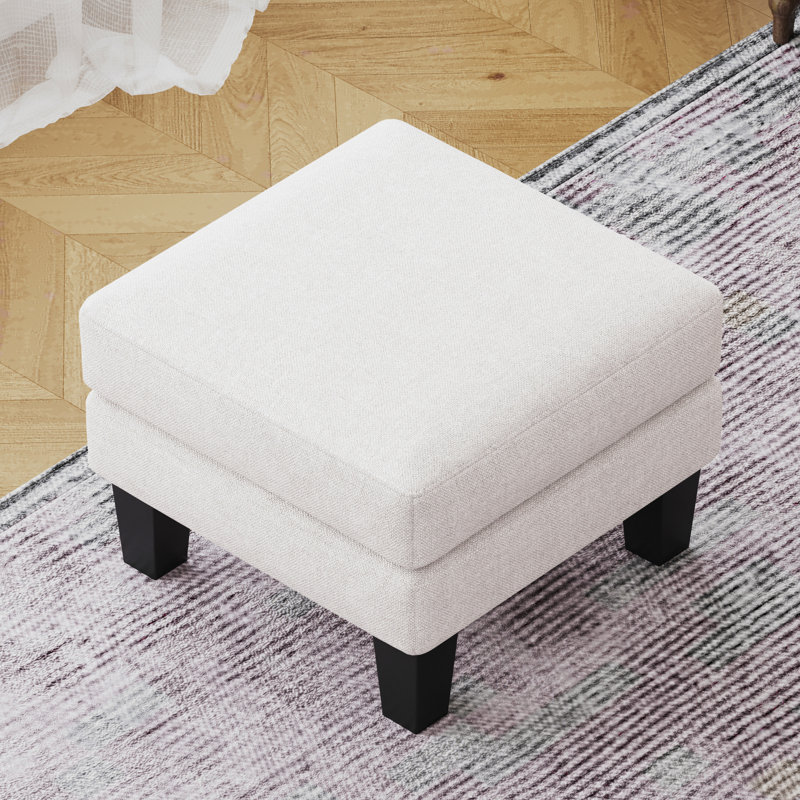 Fabric Ottoman Beige