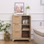 Armoire de rangement avec porte et 3 tiroirs, armoire avec tablette réglable pour le salon