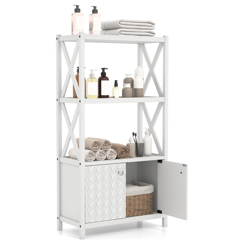 Armoire de salle de bain, armoire de rangement moderne, rangement, Blanc