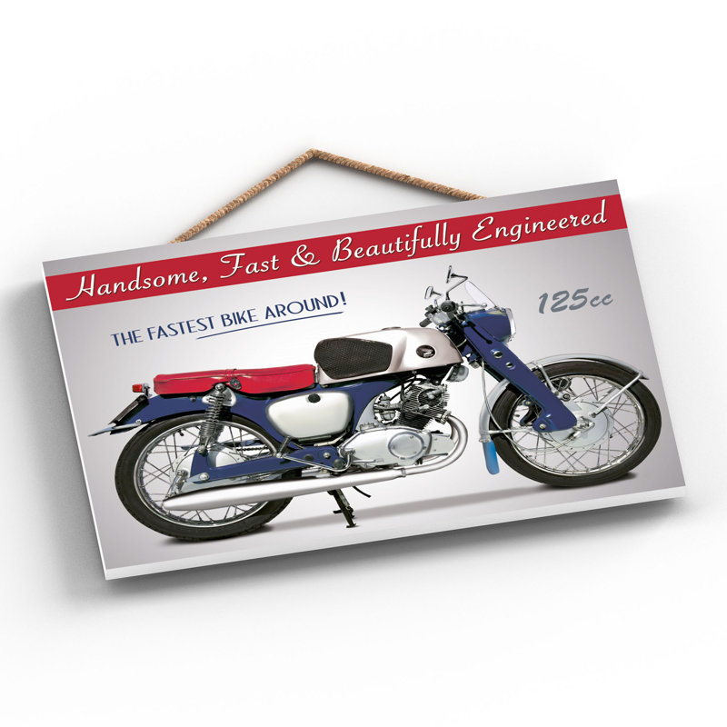 The Fastest Bike Around - Print on MDF