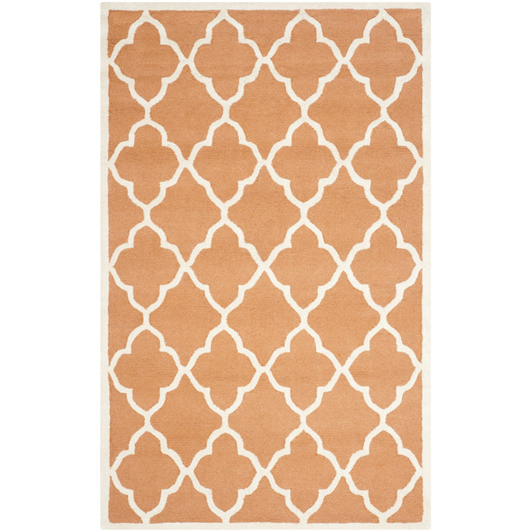 Roan Geometric Wool Hand Woven Area Rug