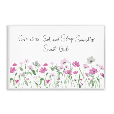 «Sleep Soundly Sweet Girl», estampe numérique par Lucille Price