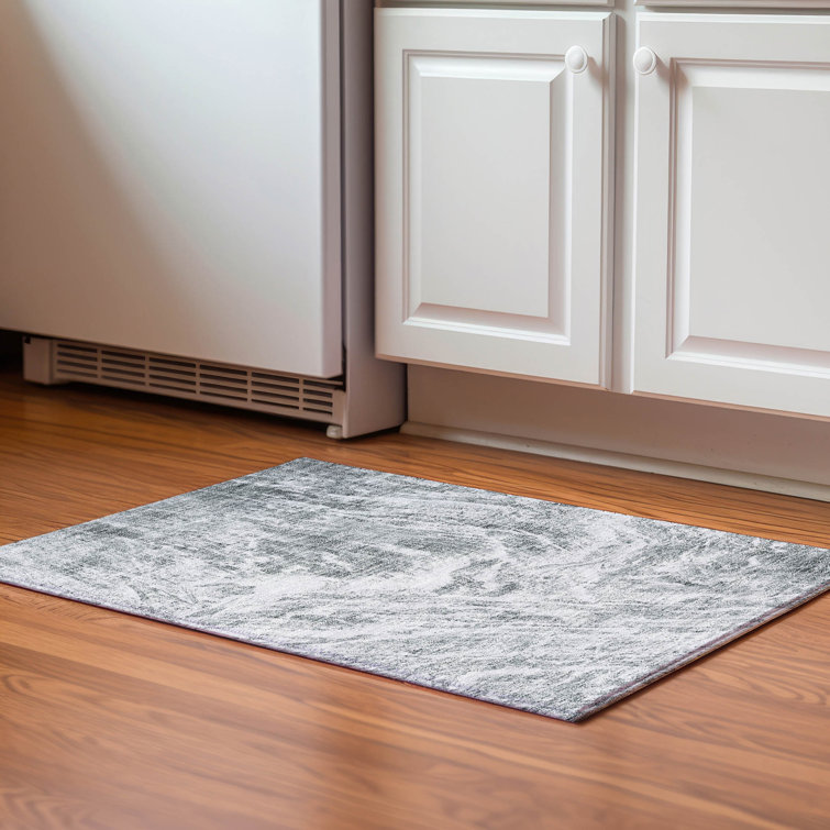 Premium Machine Washable Prisco Gray Rug