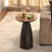 Mid-Century Farmhouse Cottagecore Round Wood Accent Drink Table-1307792162