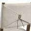 Ensemble de 2 chaises d'appoint Crispin Brown
