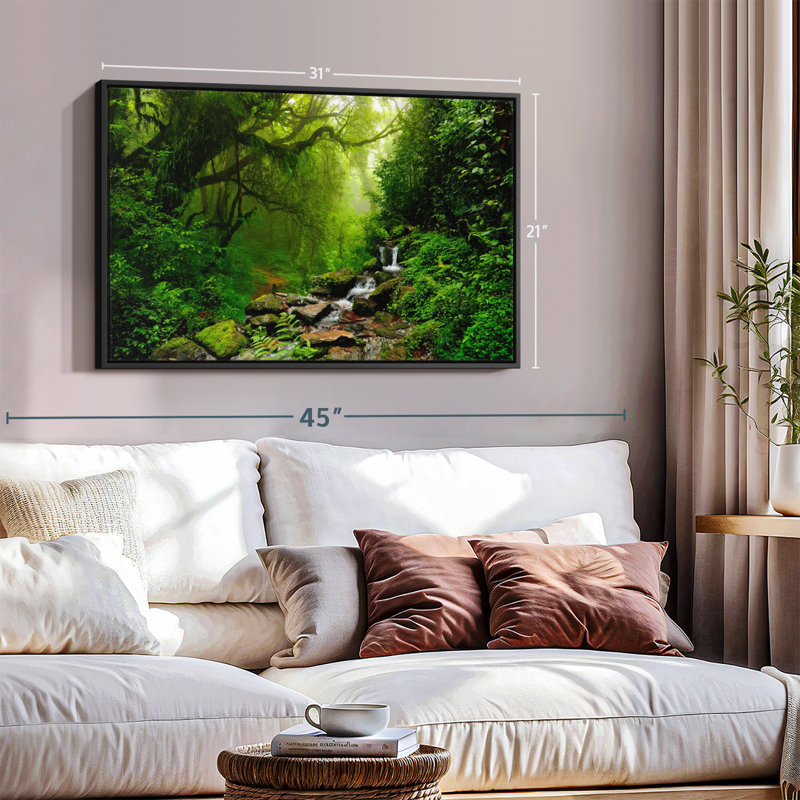 Forest Stream Canvas Print, 21" H x 31" W